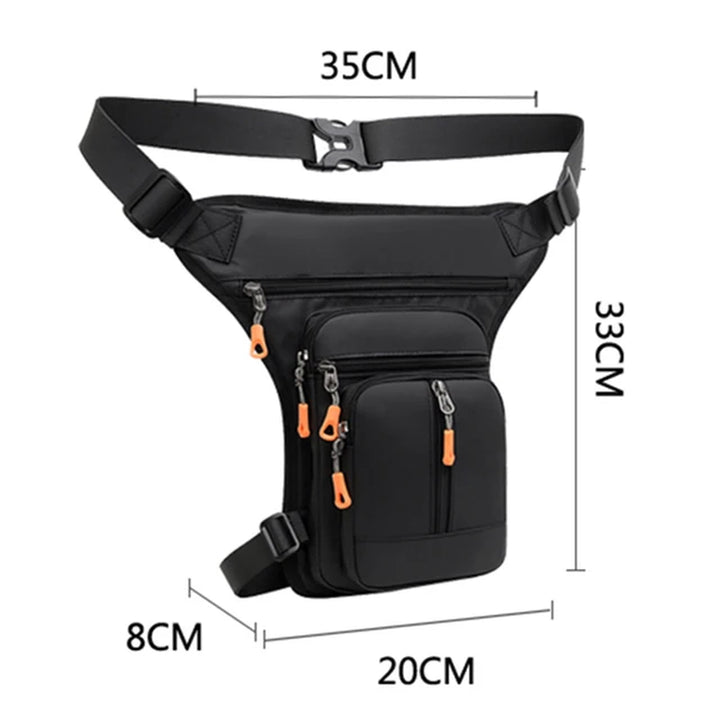 Waterproof Waist Leg Bag Men Motorcycle Bag Cycling Riding Mobile Phone Purse Leggings Thigh Bag Belt Fanny Pack Bags for Men