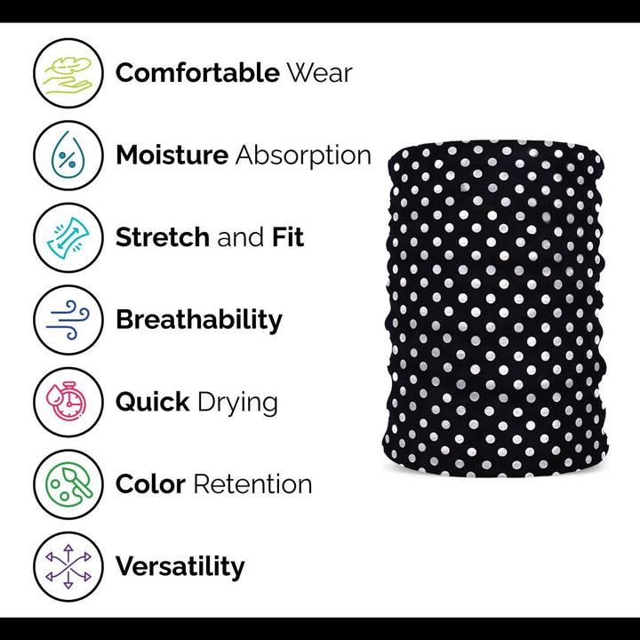 6 PCS Unisex Neck Warmer, Tube Seamless Multifunctional Balaclavas, Face Cover, Face Mask, Cycling Mask, Ski Mask, Face Snoods Headwear, Cycling Daily Wear