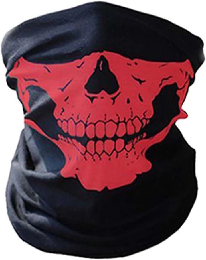 3 Piece Multifunctional Motorcycle Face Mask,Breathable Seamless Tube Face Shield Ski Mask