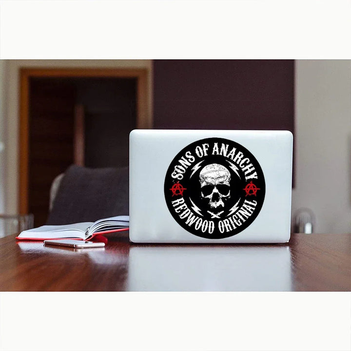 Personalized Jump Time 13 X 13 Cm Son of Anarchy Auto Parts Decal, Waterproof and Sunscreen Repair Trunk Decoration Sticker 30CM
