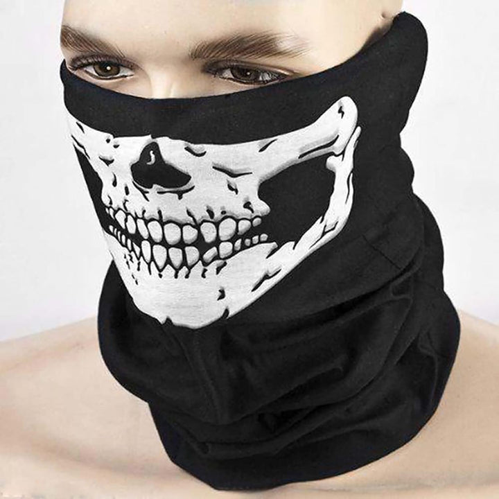 3 Piece Multifunctional Motorcycle Face Mask,Breathable Seamless Tube Face Shield Ski Mask