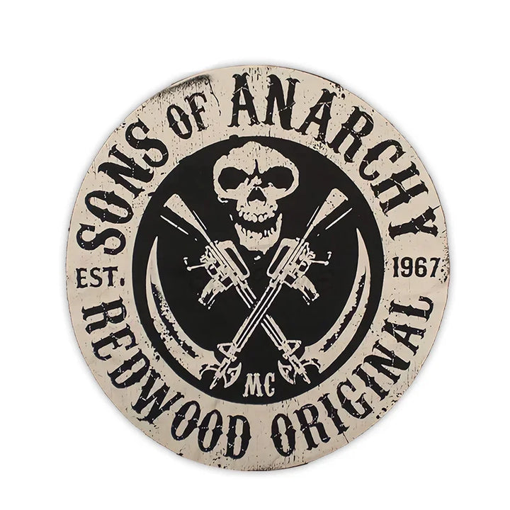 Personalized Jump Time 13 X 13 Cm Son of Anarchy Auto Parts Decal, Waterproof and Sunscreen Repair Trunk Decoration Sticker 30CM
