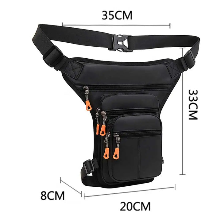 Waterproof Waist Leg Bag Men Motorcycle Bag Cycling Riding Mobile Phone Purse Leggings Thigh Bag Belt Fanny Pack Bags for Men