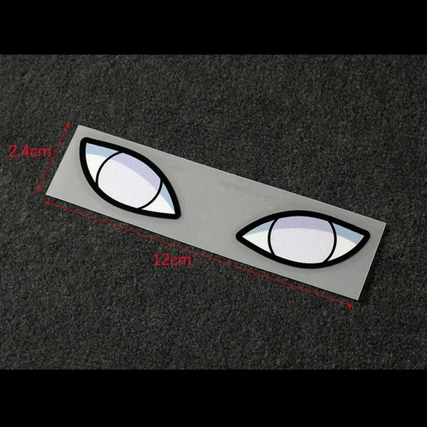 Devil Eyes Car Motorcycle Stickers Helmet Fairing Rear Window Decoration Decal Electric Car Motorcycle Reflective Stickers